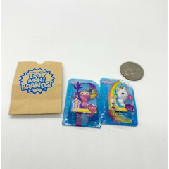 Zuru 5 Surprise Toy Mini Brands Fingerlings Baby Monkey & Baby Unicorn + Bag
