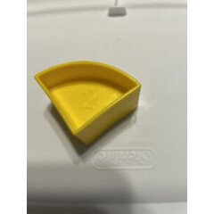 Tupperware Tupper Toy Shape-O Ball Sorter Replacement Yellow Shapes # 2, TWO