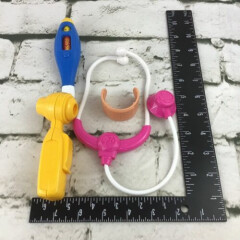 Fisher Price Doctor Lot Of 4 Tools Thermometer Barbie Kid Stethoscope 