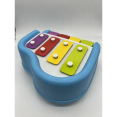 Vintage Little Tikes Blue Tap And Tune Piano Xylophone Baby Toy Music
