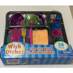 Wish Dishes Dish & Drying Rack kitchens 28 Pcs Girls 3 Years +
